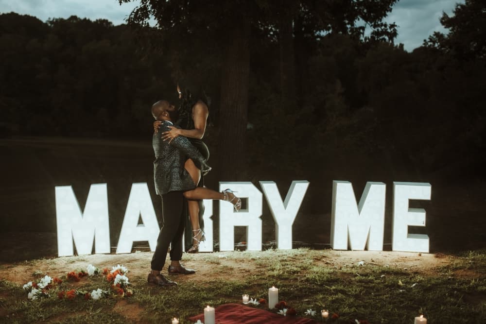 Remember that moment that she said YES!